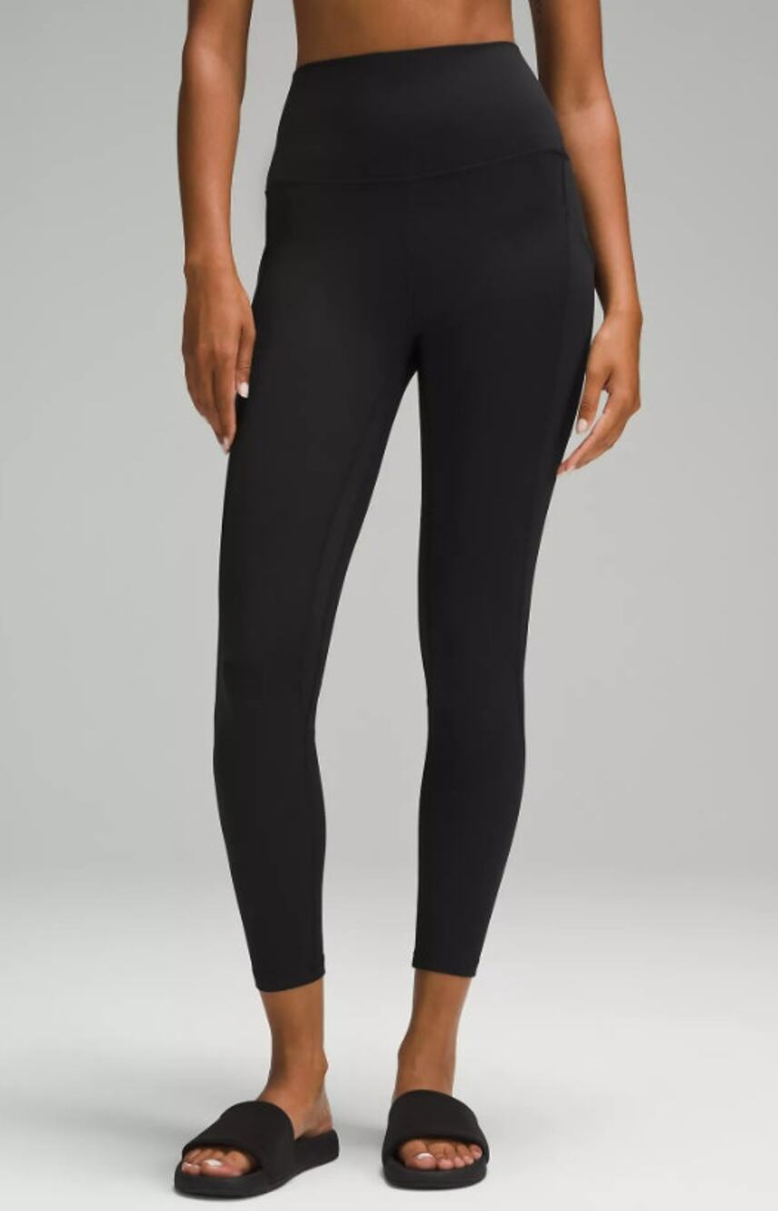 Lululemon Align High-Rise 25" Leggings Black Size 4 Pockets